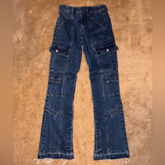 Blank NYC Blue Cargo Women Jeans - Picture 1 of 1